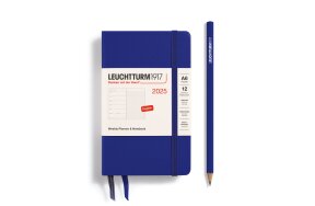 LEUCHTTURM WEEKLY PLANNER 2025 & NB A6 HC 12 MONTHS INK 370651